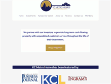 Tablet Screenshot of buykcproperty.com